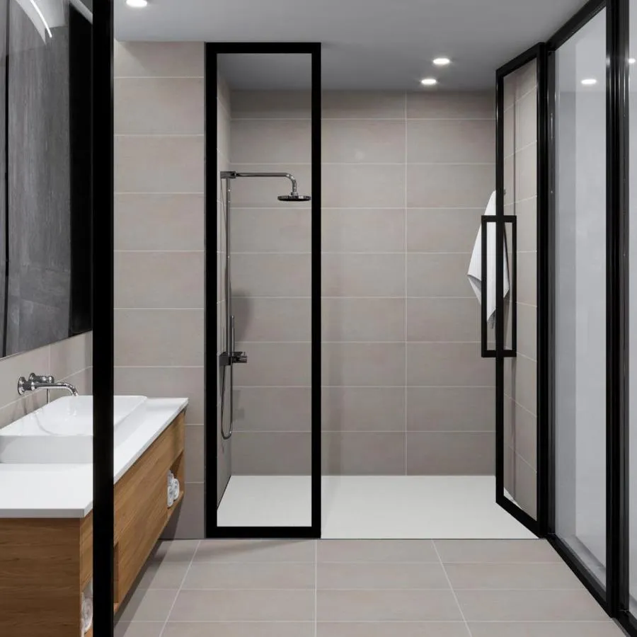 Crossville ChromaCode 8-Pack Concrete 12-in x 24-in Matte Porcelain Stone Look Floor and Wall Tile, photo 3 of 26