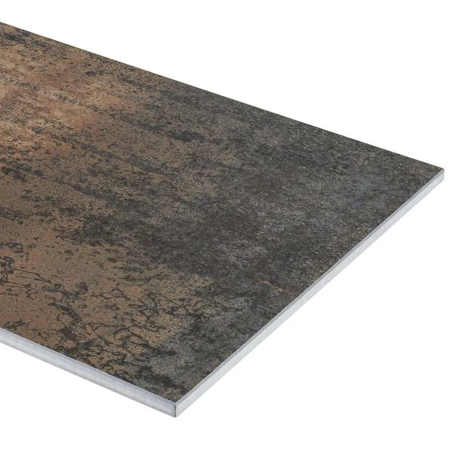 Crossville EnGarde 8-Pack Chalk 12-in x 24-in Metallic Porcelain Stone Look Floor and Wall Tile, photo 10 of 11