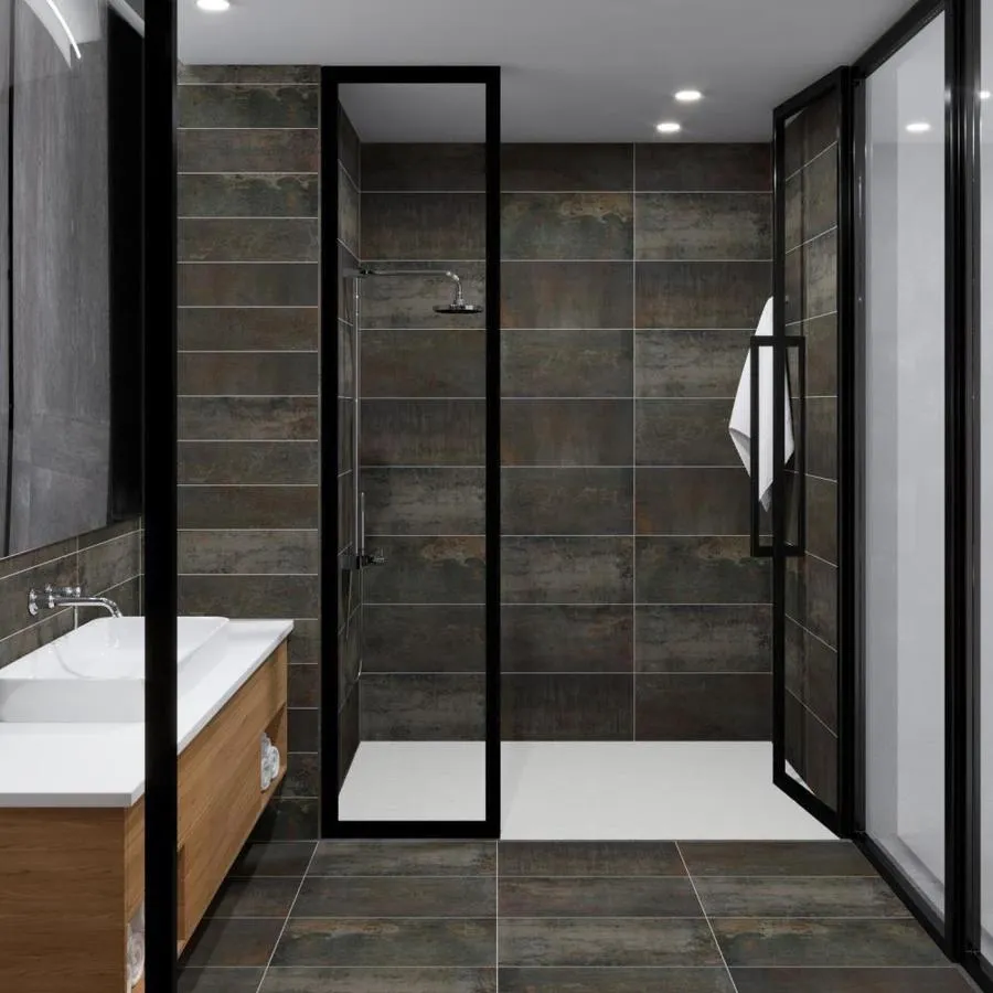 Crossville EnGarde 12-Pack Charcoal 6-in x 24-in Metallic Porcelain Stone Look Floor and Wall Tile, photo 2 of 10