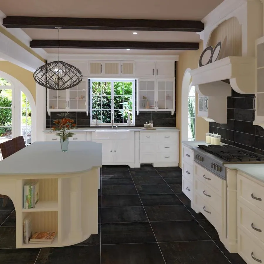 Crossville EnGarde 4-Pack Charcoal 24-in x 24-in Metallic Porcelain Stone Look Floor and Wall Tile, photo 5 of 13