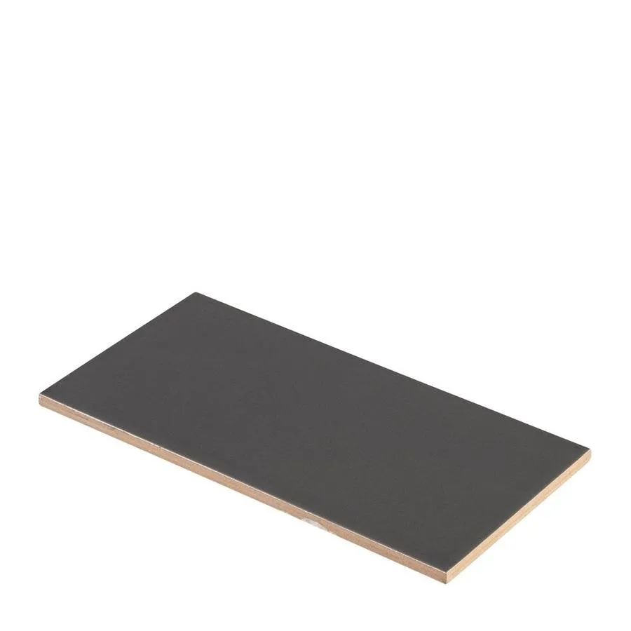 Crossville Playground 34-Pack Black/Satin 4-in x 12-in Satin Ceramic Subway Wall Tile, photo 7 of 14