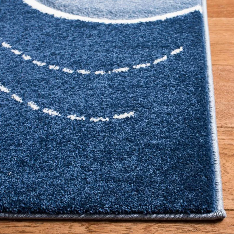 Safavieh Carousel Kids Ark 5 x 5 Blue/Gray Square Indoor Kids Area Rug, photo 2 of 4