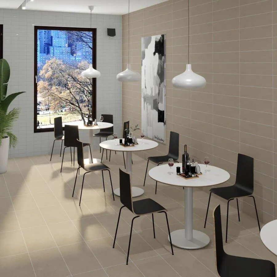 Crossville ChromaCode 12-Pack Sand 6-in x 24-in Matte Porcelain Stone Look Floor and Wall Tile, photo 6 of 26