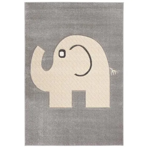 Safavieh Carousel Kids Elephant 5 x 8 Gray/Ivory Indoor Kids Area Rug, photo 6 of 6