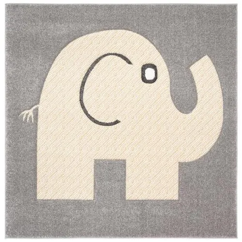 Safavieh Carousel Kids Elephant 5 x 5 Gray/Ivory Square Indoor Kids Area Rug, photo 6 of 6