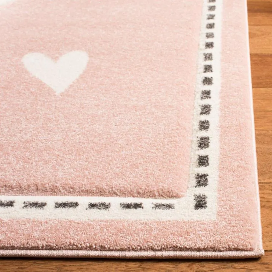 Safavieh Carousel Kids Bunny 5 x 5 Pink/Ivory Square Indoor Kids Area Rug, photo 2 of 6