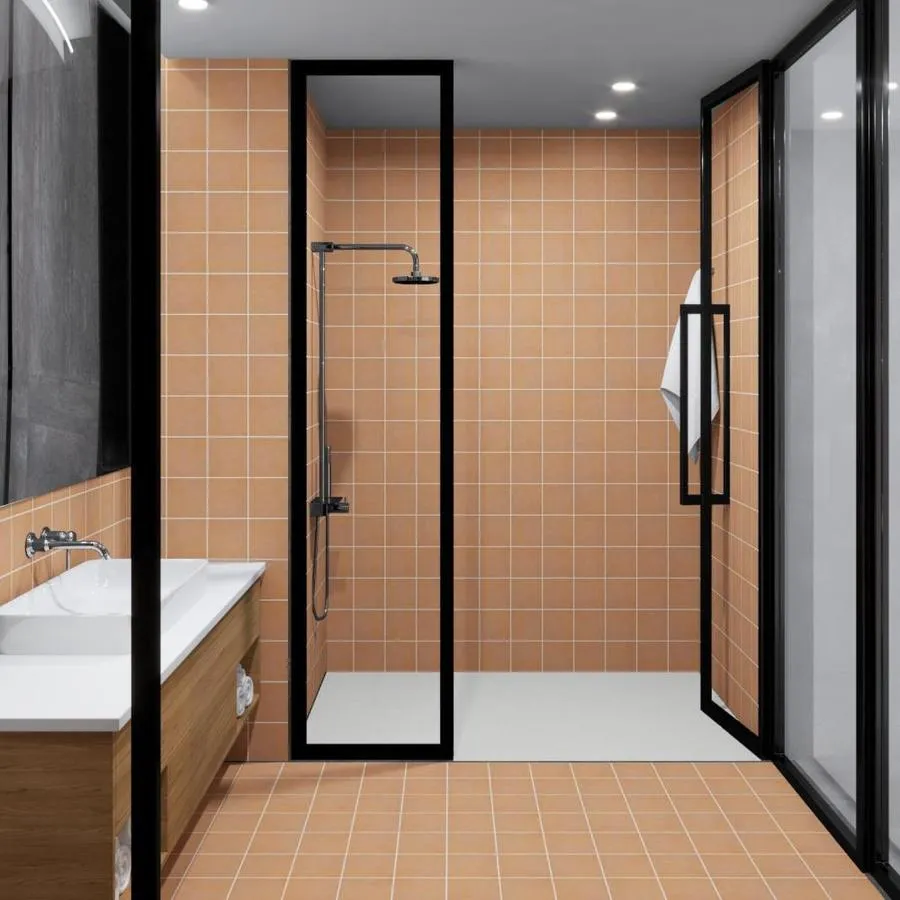 Crossville ChromaCode 17-Pack Orange 6-in x 6-in Matte Porcelain Stone Look Floor and Wall Tile, photo 5 of 26