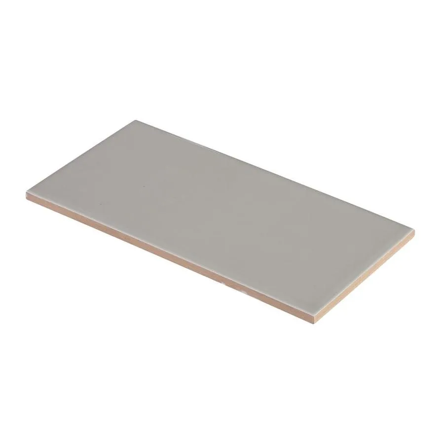 Crossville Playground 34-Pack Black/Satin 4-in x 12-in Satin Ceramic Subway Wall Tile, photo 9 of 14