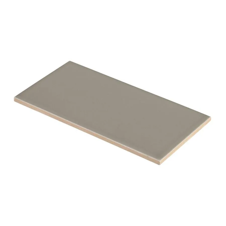 Crossville Playground 34-Pack Black/Satin 4-in x 12-in Satin Ceramic Subway Wall Tile, photo 10 of 14