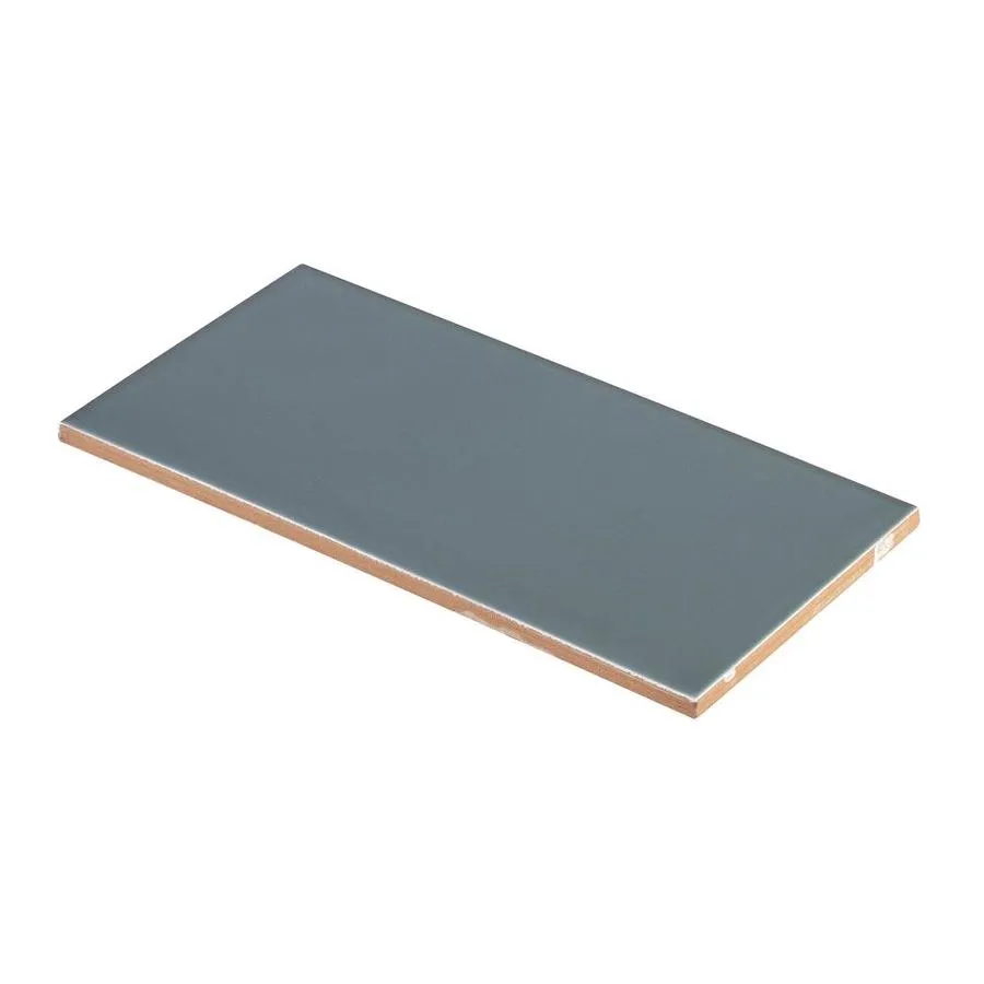 Crossville Playground 34-Pack Black/Satin 4-in x 12-in Satin Ceramic Subway Wall Tile, photo 11 of 14