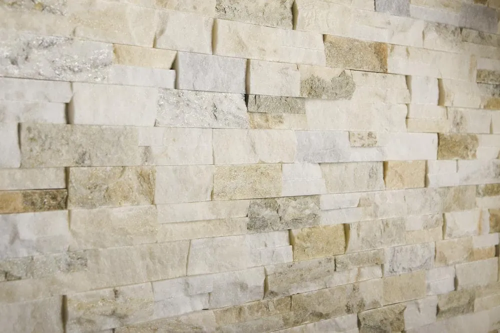 American Olean Rockland Soft Sand 5-in x 13-in Unglazed Natural Marble Brick Mosaic Wall Tile, 6-Pack (2.7-sq ft/carton), photo 5 of 7