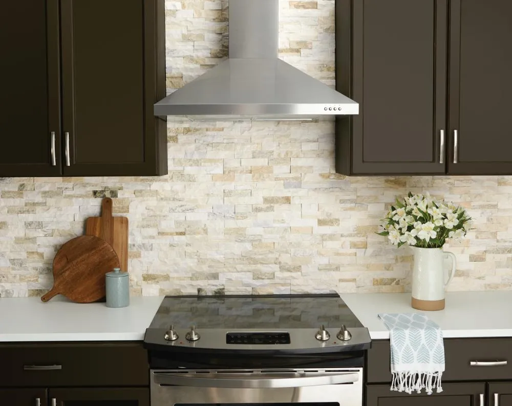 American Olean Rockland Soft Sand 5-in x 13-in Unglazed Natural Marble Brick Mosaic Wall Tile, 6-Pack (2.7-sq ft/carton), photo 6 of 7