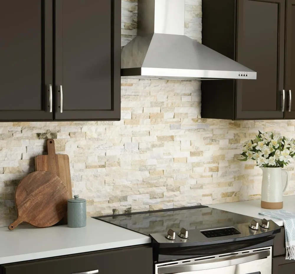 American Olean Rockland Soft Sand 5-in x 13-in Unglazed Natural Marble Brick Mosaic Wall Tile, 6-Pack (2.7-sq ft/carton), photo 7 of 7