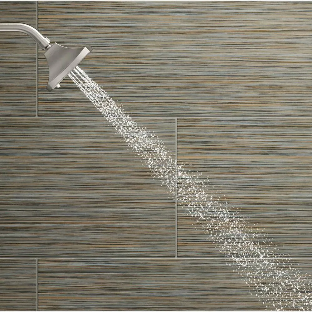 Rubicon 1-Handle 3-Spray Wall-Mount Tub and Shower Faucet in Brushed Nickel (Valve Included), photo 2 of 7