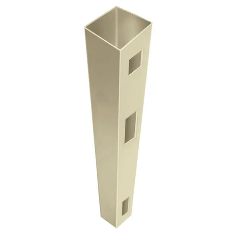 Sand Vinyl End Fence Post