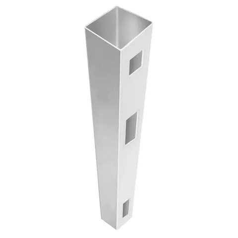 Wakefield 9-ft White Vinyl End Fence Post