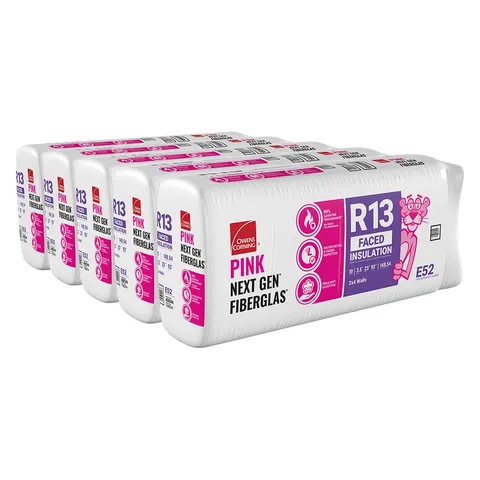 EcoTouch R-13 Kraft Faced Fiberglass Insulation Batts