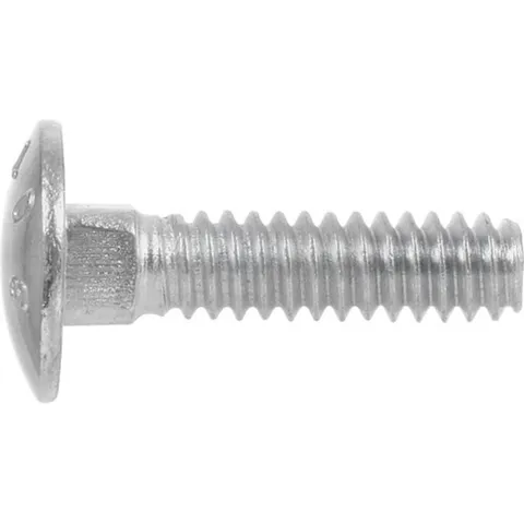1/2 × 9 in Zinc-Plated Carriage Bolts (25-Pack)