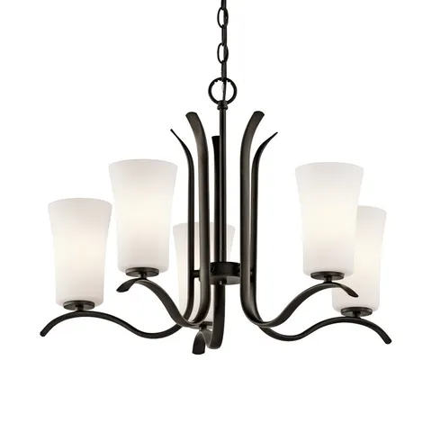 Antique Bronze Transitional Chandelier