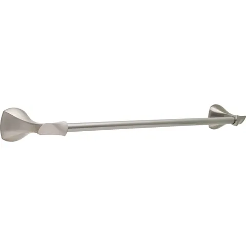 Sandover 24-in SpotShield Brushed Nickel Wall-Mount Single Towel Bar