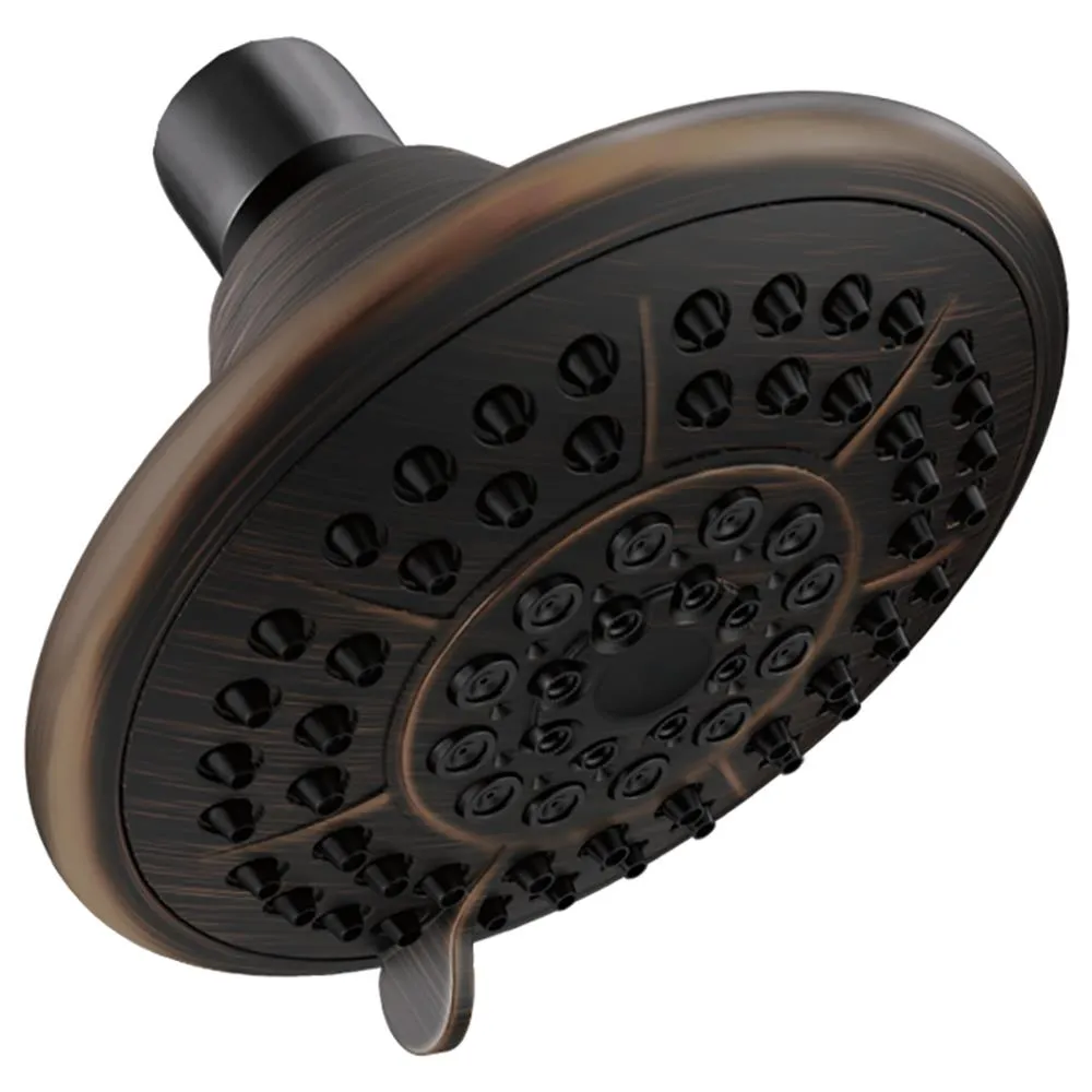 DELTA Linden Venetian Bronze Shower Bar System with 3-Way Diverter, 4.94-in Showerhead (Pressure-Balanced Valve Included), photo 2 of 8