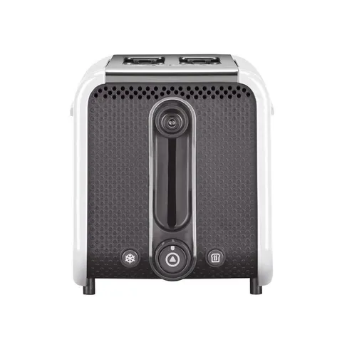 Studio 2-Slice White Toaster with Crumb Tray