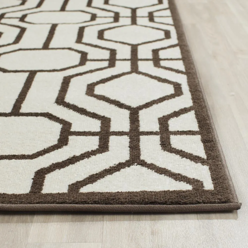 Safavieh Eva 5 x 8 Ivory/Brown Indoor/Outdoor Geometric Area Rug, photo 3 of 3