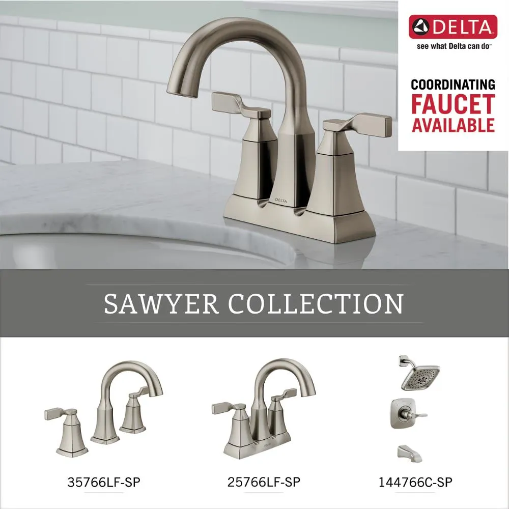 Delta Sawyer Satin Nickel Wall Mount Single Post Toilet Paper Holder, photo 6 of 7