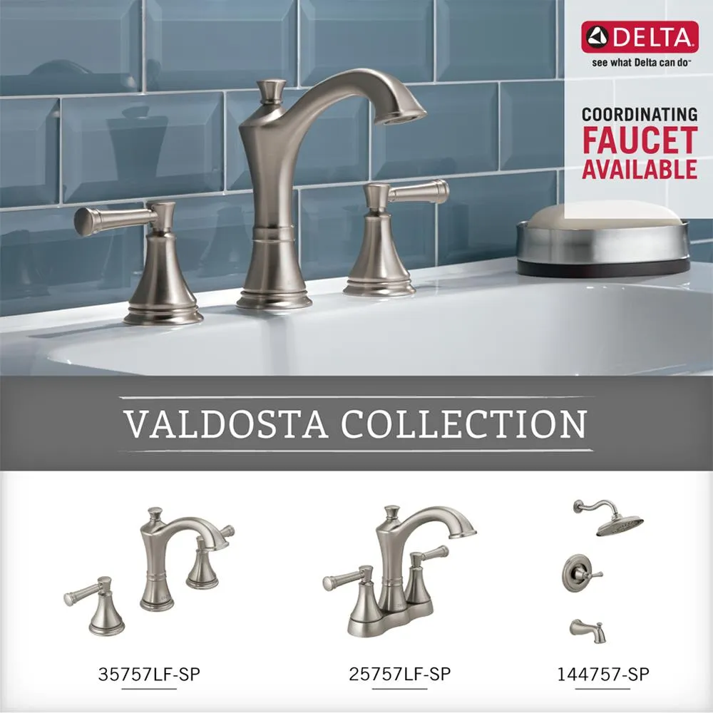 Delta Valdosta Satin Nickel Surface-Mount Single Post Toilet Paper Holder, photo 5 of 8