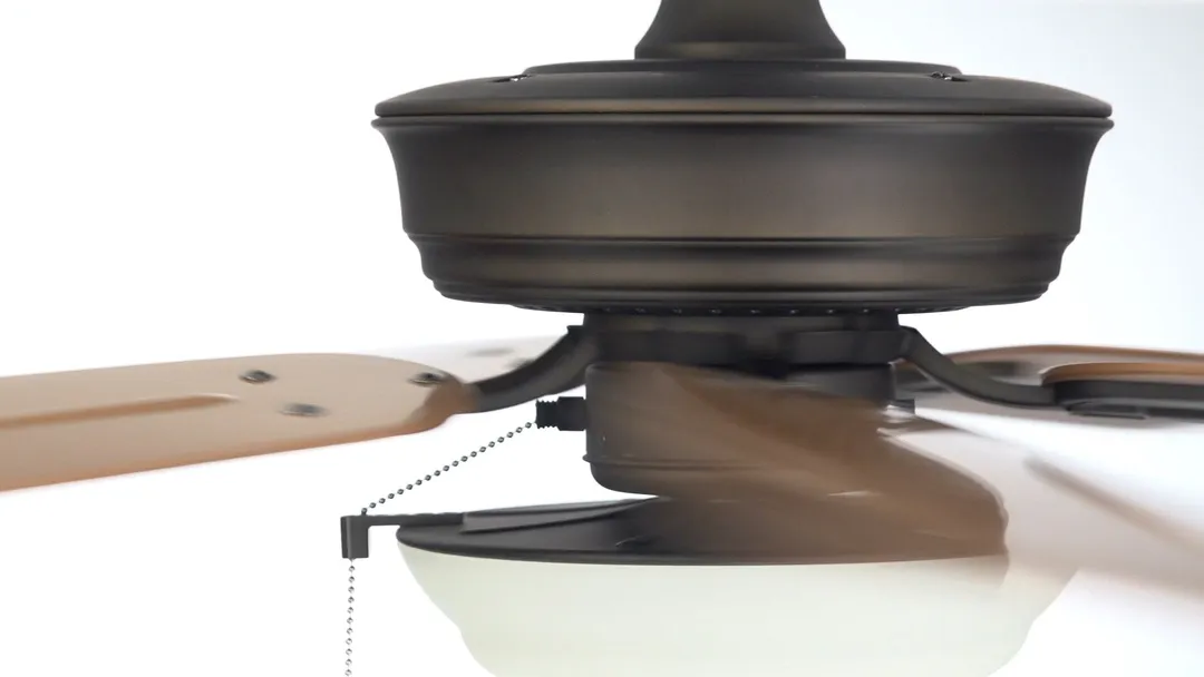 Harbor Breeze Echolake 52-in Oil-Rubbed Bronze LED Indoor/Outdoor Ceiling Fan with Light Kit (5-Blade), photo 8 of 9