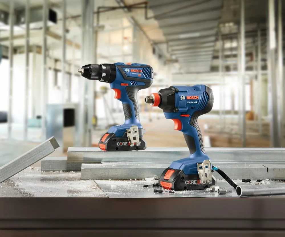 Bosch Core18V 2-Tool Cordless Combo Kit with Soft Case, Charger and (2) 4.0Ah Batteries, photo 6 of 8