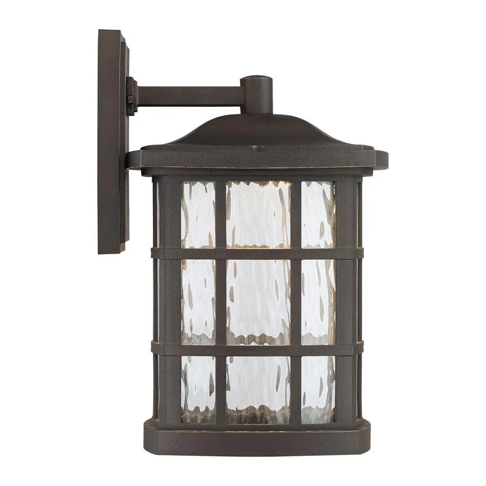 Quoizel Stonington 15-in H Palladian Bronze LED Outdoor Wall Light, photo 7 of 7