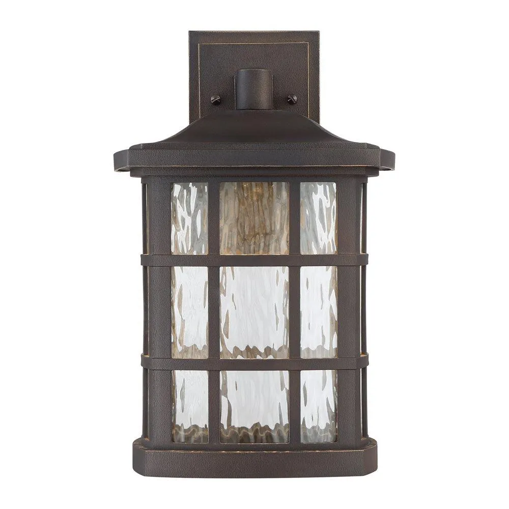 Quoizel Stonington 15-in H Palladian Bronze LED Outdoor Wall Light, photo 6 of 7