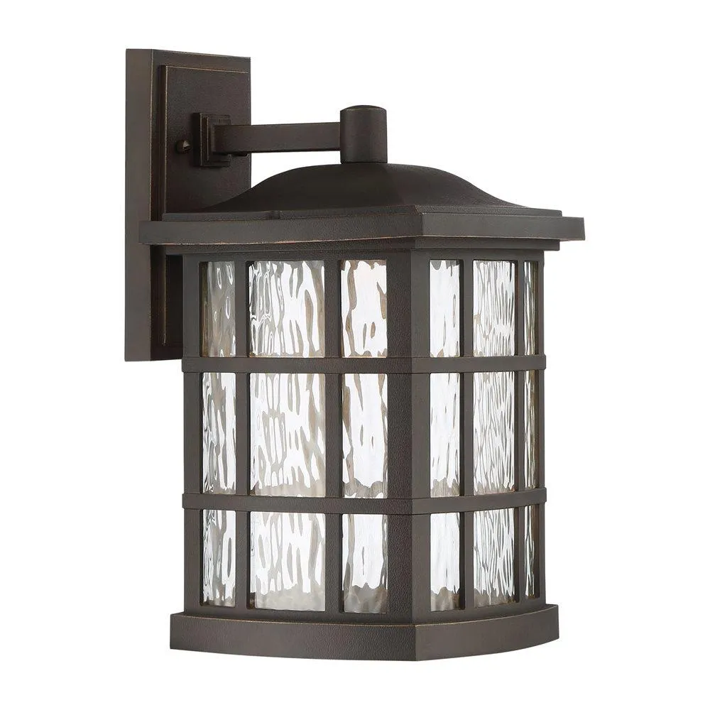 Quoizel Stonington 15-in H Palladian Bronze LED Outdoor Wall Light, photo 5 of 7