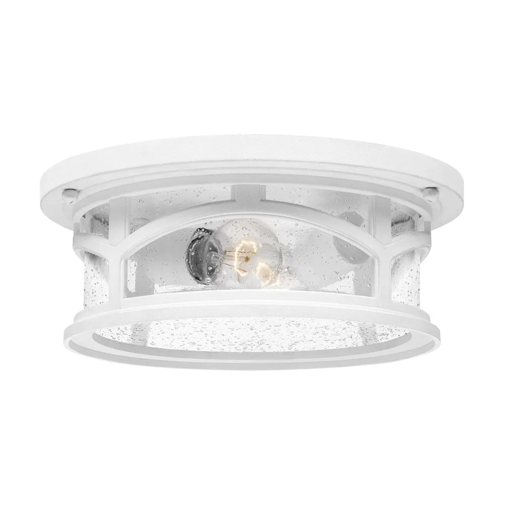 Quoizel Marblehead 10.25-in W Fresco Outdoor Flush Mount Light, photo 2 of 7
