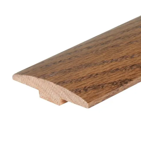 French Oak Boqueria 0.46 in thick · 2 in wide · 78 in long Solid Wood Floor T-moulding