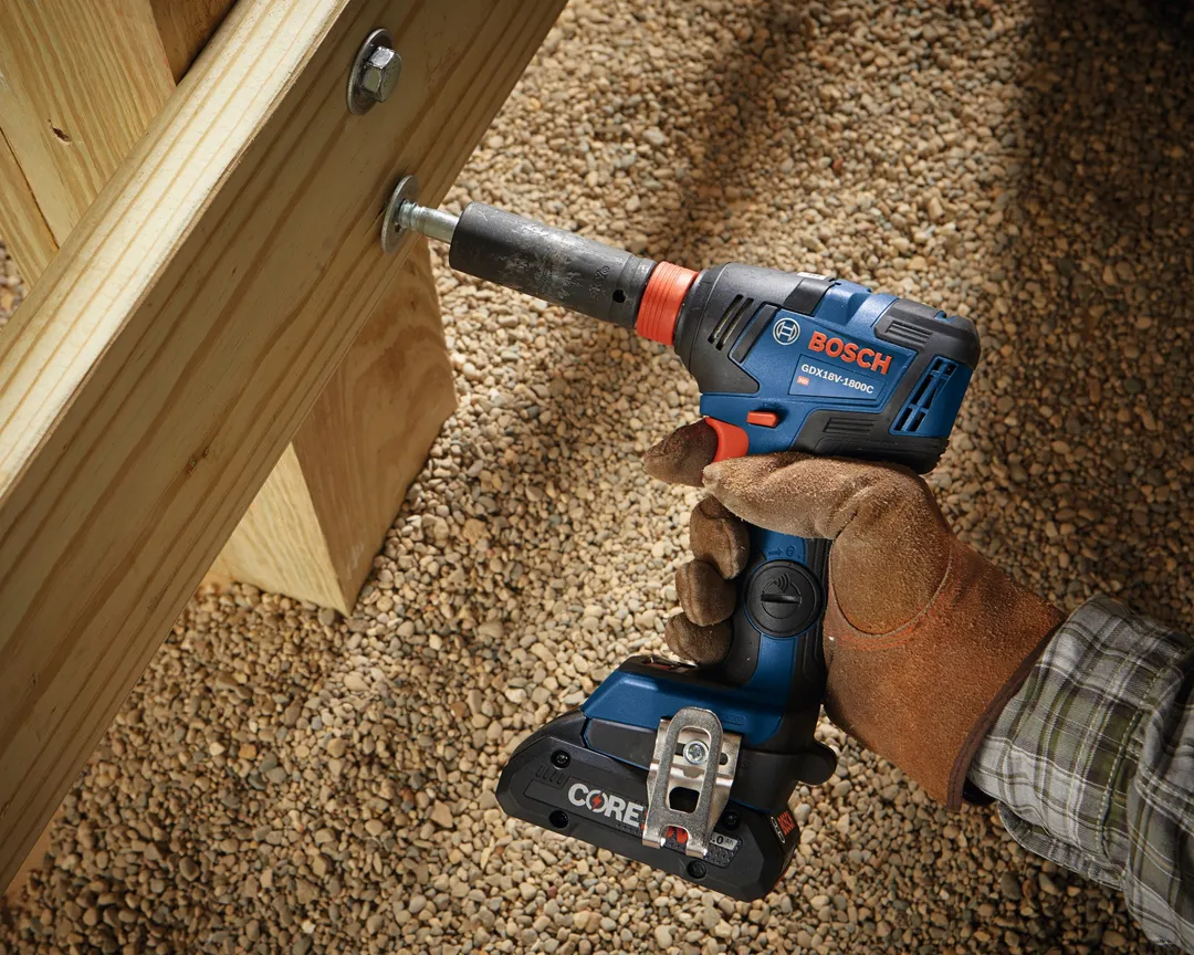 Bosch Freak CORE18V 1/2-in Two-In-One Brushless Cordless Impact Driver/Wrench Kit, Variable Speed, 4.0Ah Battery, Charger & Bag, photo 7 of 8