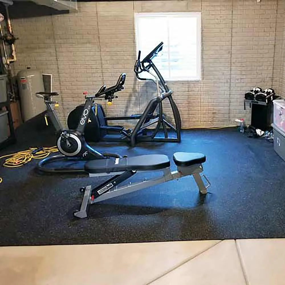 Greatmats 48-in W x 120-in L x 0.25-in T Rubber Gym Floor Sheet (40-sq ft), photo 5 of 6