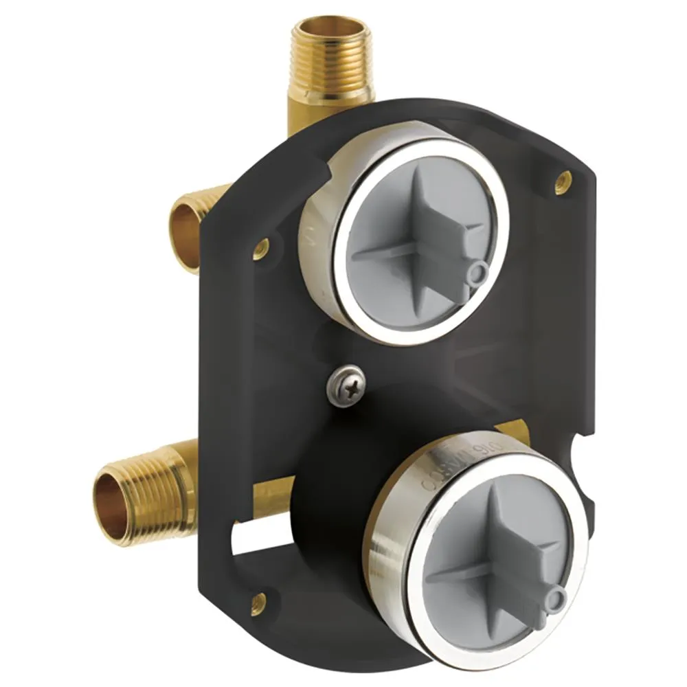 DELTA Linden Venetian Bronze Shower Bar System with 3-Way Diverter, 4.94-in Showerhead (Pressure-Balanced Valve Included), photo 8 of 8