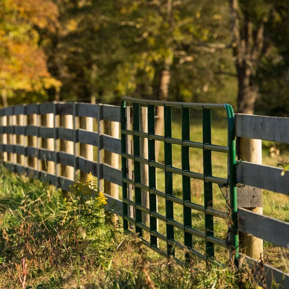 Tarter 4-ft H x 10-ft W Green Powder Over E-coat Steel Farm Corral Fence Gate, photo 2 of 6