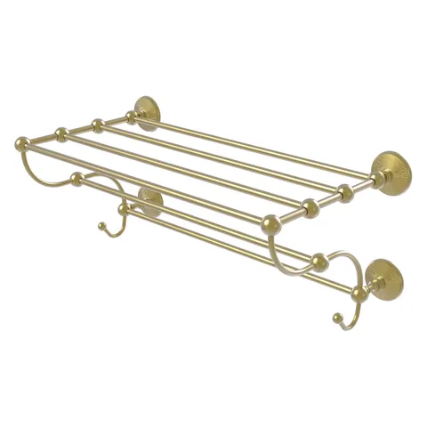 Prestige Monte Carlo Collection 36-in Train Rack Towel Shelf in Satin Brass