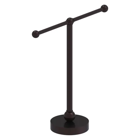 Antique Bronze Freestanding Towel Rack