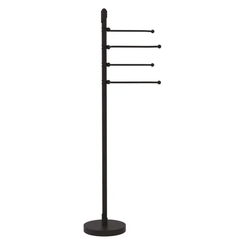 Soho Collection Free Standing 4 Pivoting Swing Arm Towel Stand in Oil Rubbed Bronze
