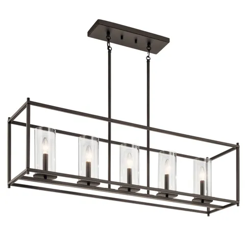 Crosby 5-Light Bronze Chandelier