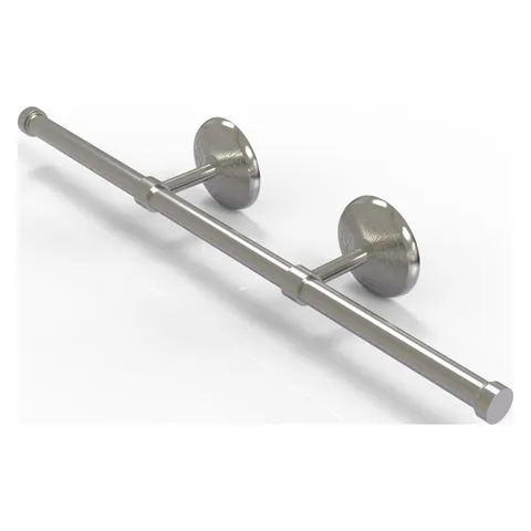 Monte Carlo Satin Nickel Wall Mount Towel Rack, 22-in
