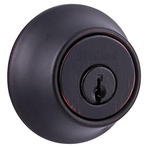 660 Series Venetian Bronze Single-Cylinder Deadbolt