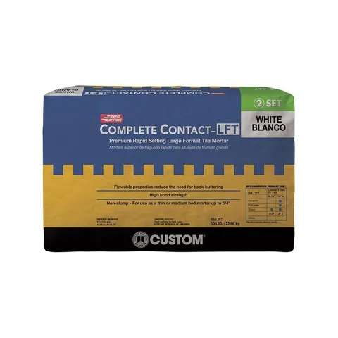 Complete Contact White 50 lb. Large Format Rapid Setting Tile Mortar