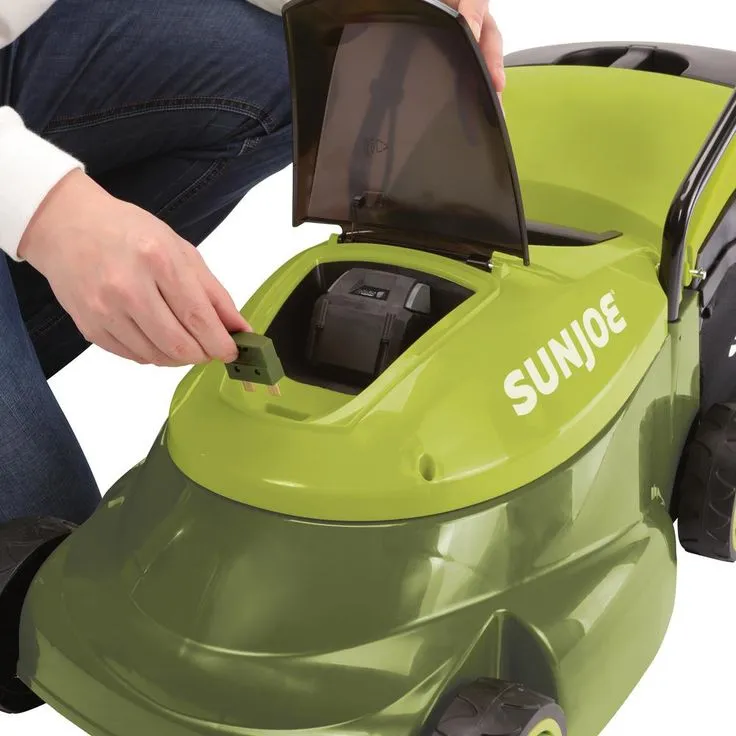 Sun Joe 14 in. 24-Volt Cordless Walk-Behind Push Mower Kit with 5.0 Ah Battery + Charger, photo 3 of 3