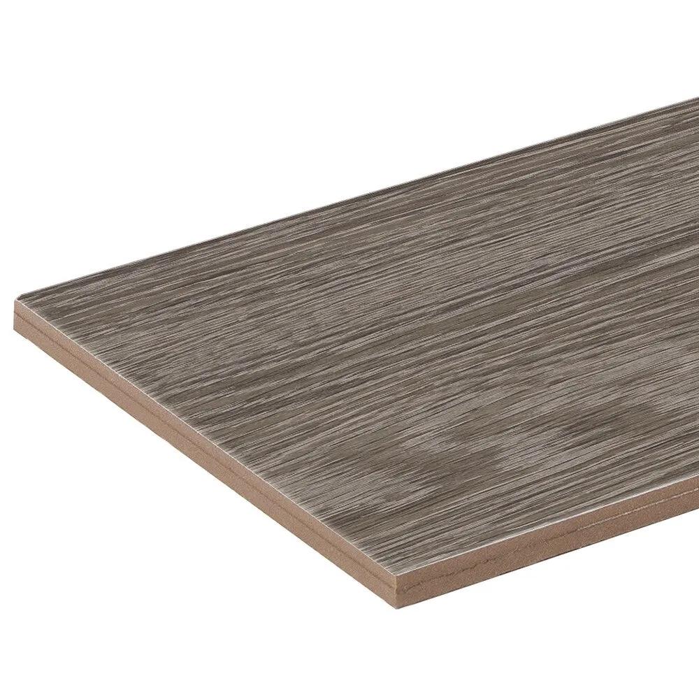 Satori Sedona Walnut 6-in x 36-in Matte Porcelain Wood Look Floor Tile, photo 7 of 13