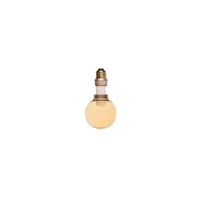 NEXT GLOW 20-Watt Equivalence G80 Globe UL Dimmable Laser Cut Classic Pattern E26 LED Light Bulb in Amber, 2000K (1-Bulb), photo 4 of 5